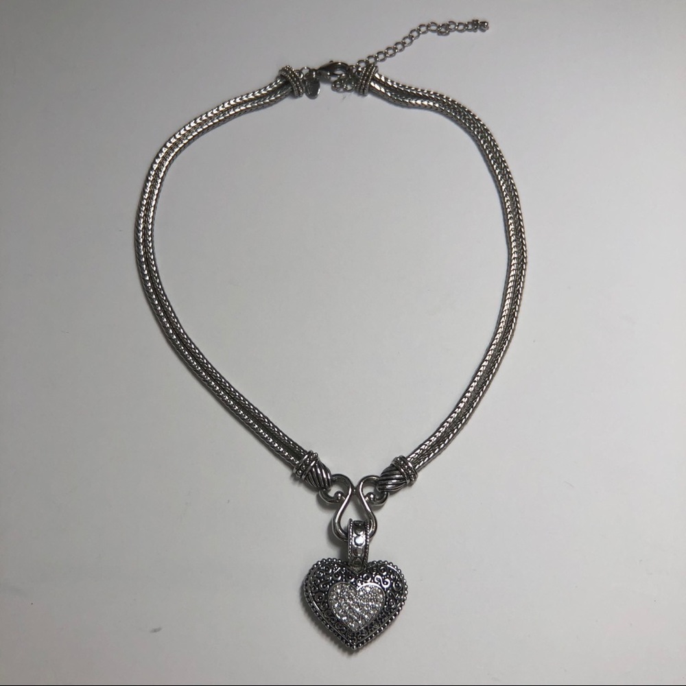 Lia Sophia “Love Dust” Heart Necklace